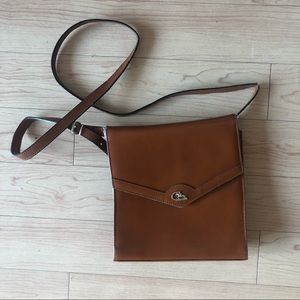 Cristian brown Italian leather purse